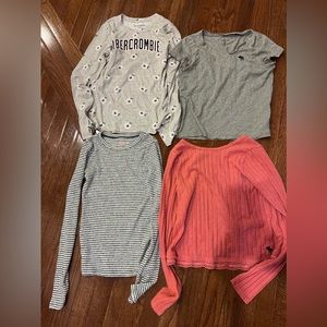 Girls Abercrombie tops - size 10/12